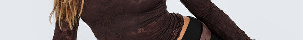 Mochapella Off The Shoulder Top Brown