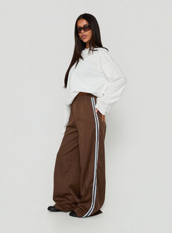 Fielder Track Pants Brown / Blue