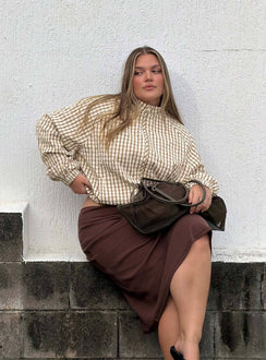 Kalle Jacket Brown Check