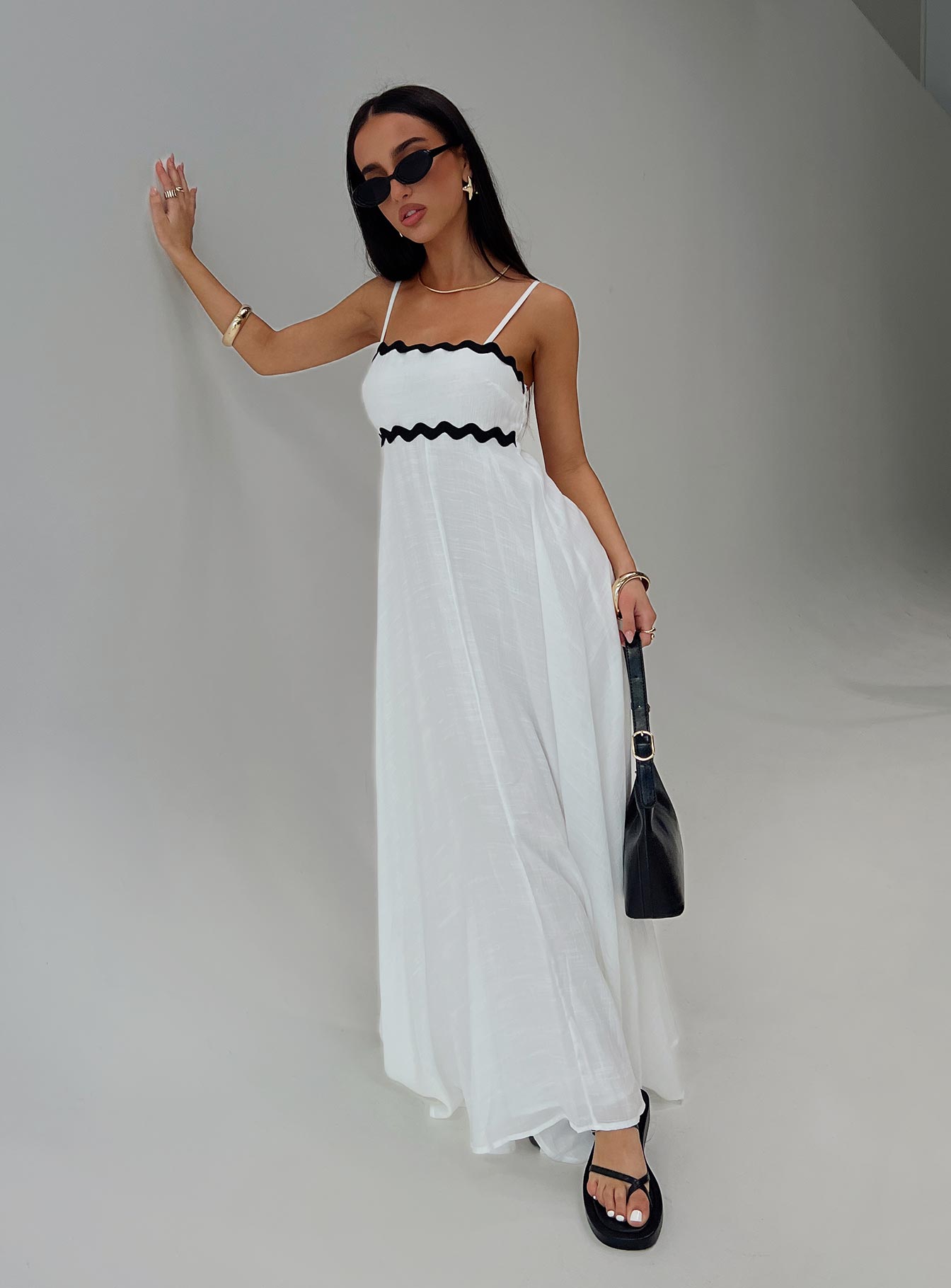 Croxetti maxi dress white