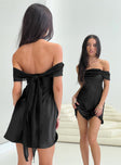 Adoration Mini Dress Black Petite