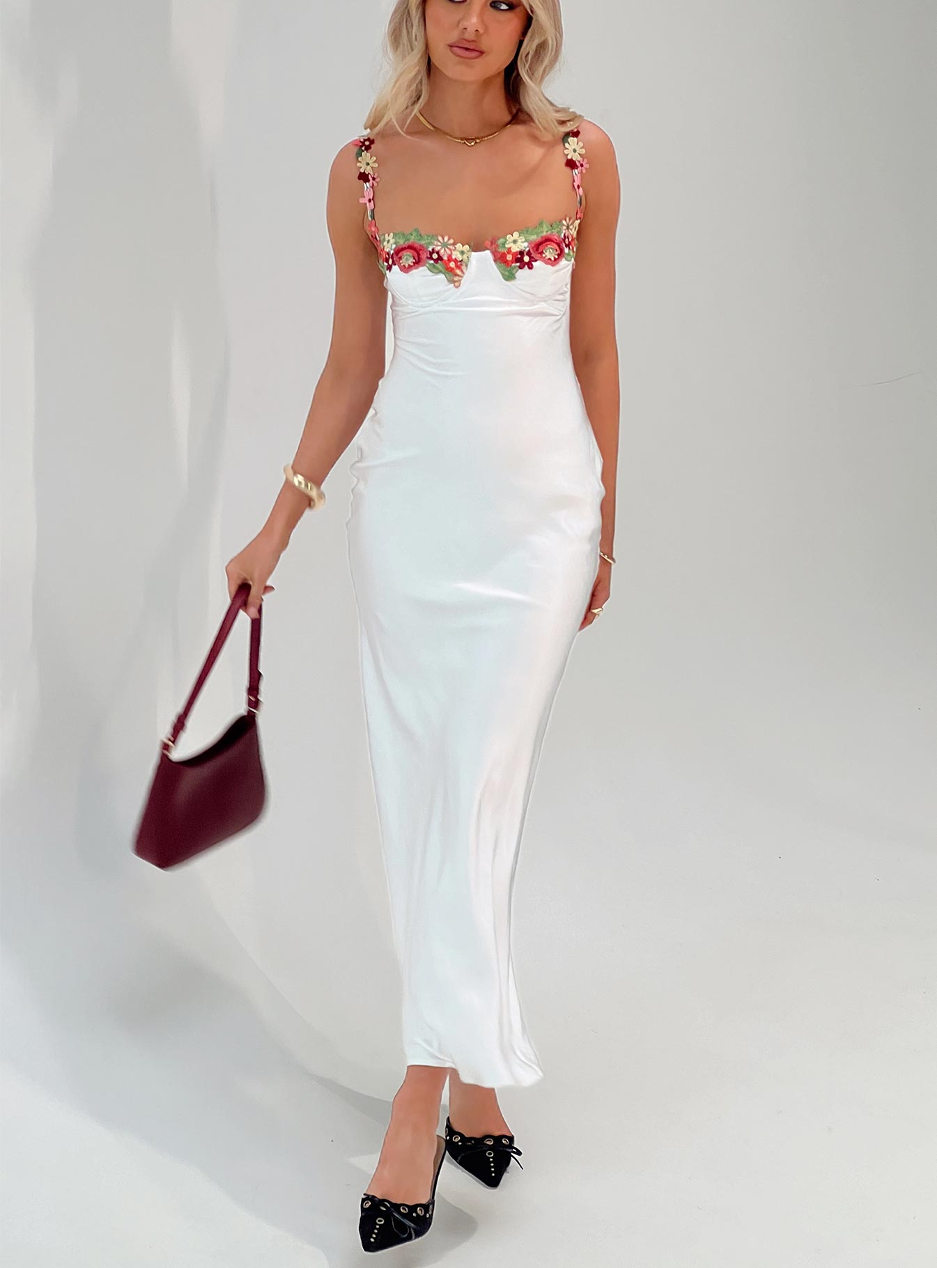 Kenzie Maxi Dress White | Princess Polly Kenzie Maxi Dress White | Princess Polly