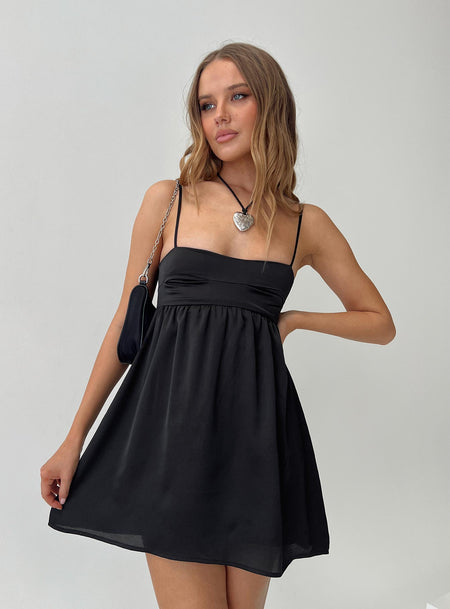 Cami mini dress Color black - SINSAY - 6307T-99X