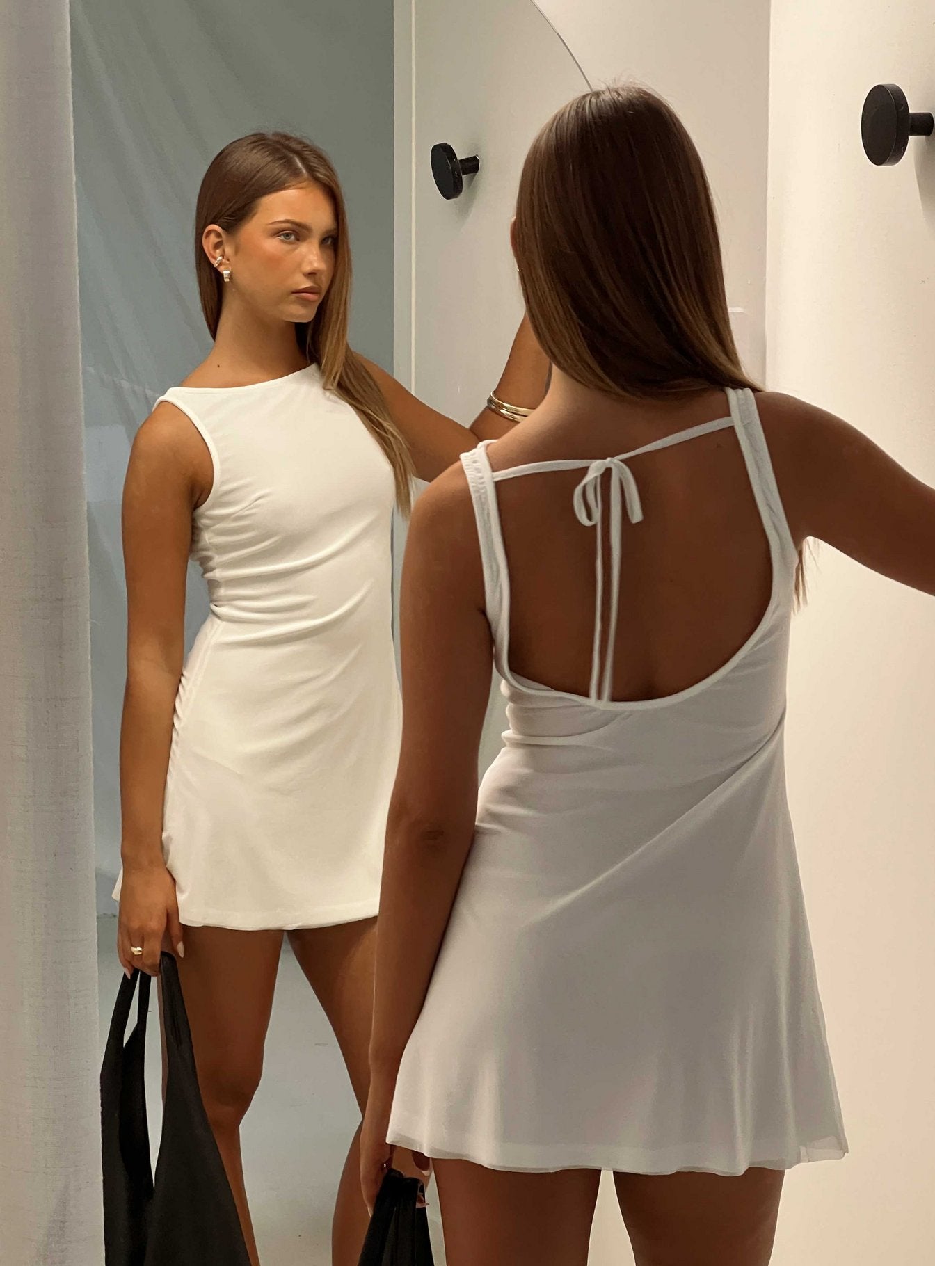 silk long dress long sleeve Jules Blanc style evening gown from اللون:نبيذ أحمر Mermaid Scoop Cross Back