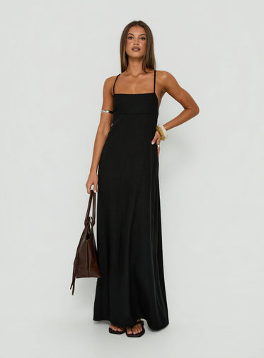 classy prom dress Elegant Long Black One Shoulder Sleeveless Lace Dresses With Sit discontinued THE RAPUNZEL WEDDING GOWNS Color:Rinse The bodice is fitted