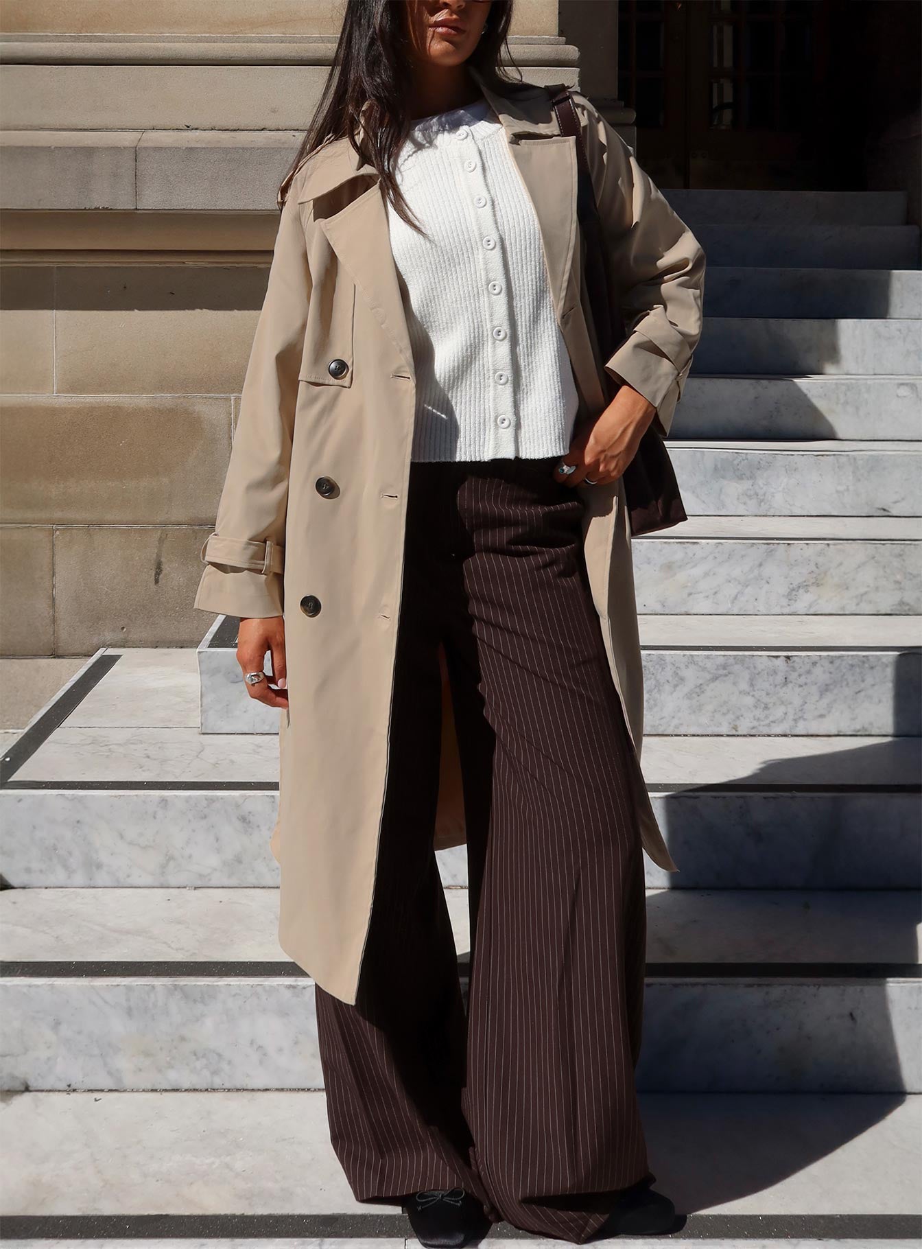 Westwind Trench Coat Natural | Princess Polly