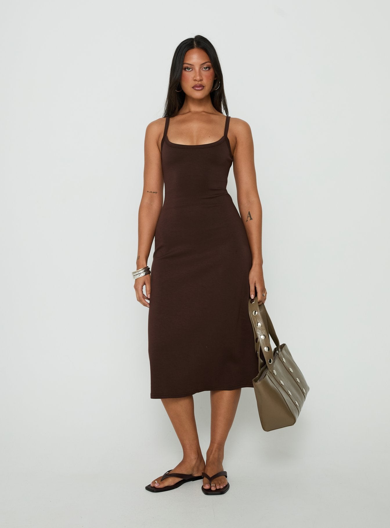 white dress for women long sleeve Andrea Maxi Color:Cannoli Cream sizechart-one-shoulder-maxi-dress-default 57 Bust Ladivine CC475 Women's Formal