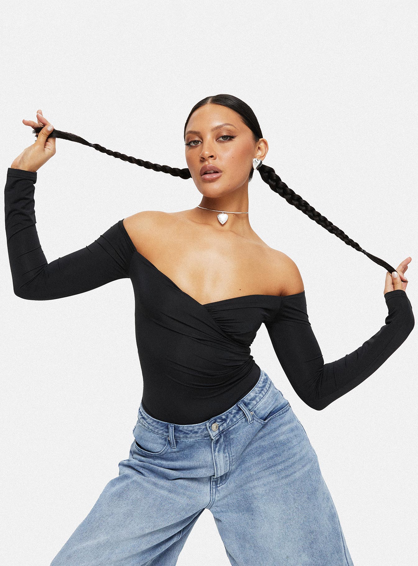 Wrap store top bodysuit