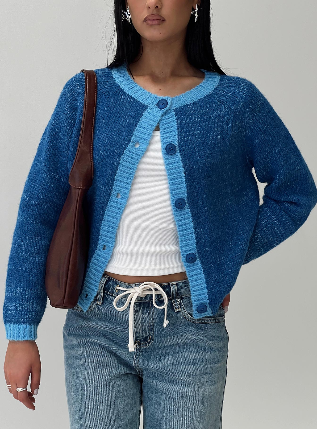 Oak Meadow Cardigan Blue | Princess Polly