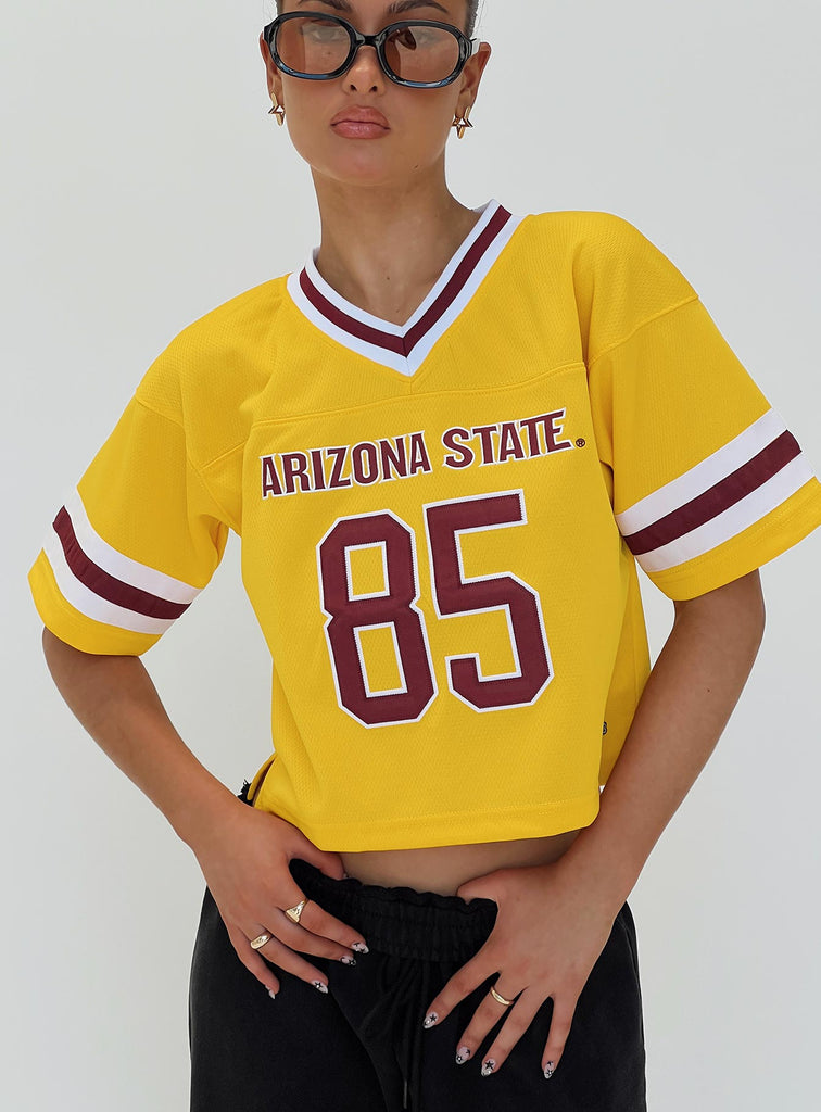ASU Football Jersey Gold | Princess Polly