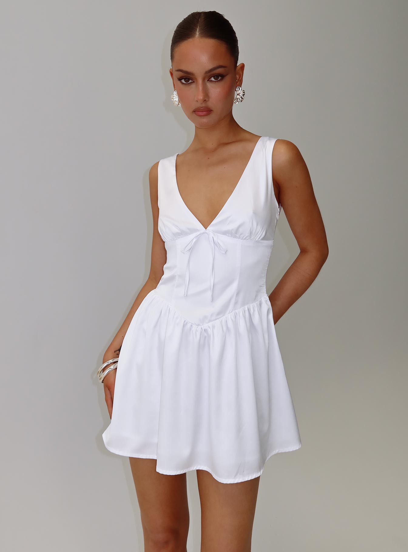 Soul Shining Mini Dress | White | Womens Soul Shining Mini Dress | White | Womens