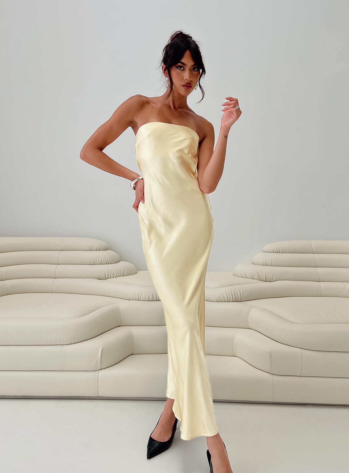 Haley maxi dress yellow