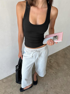 Daily Define Racerback Tank Top Black