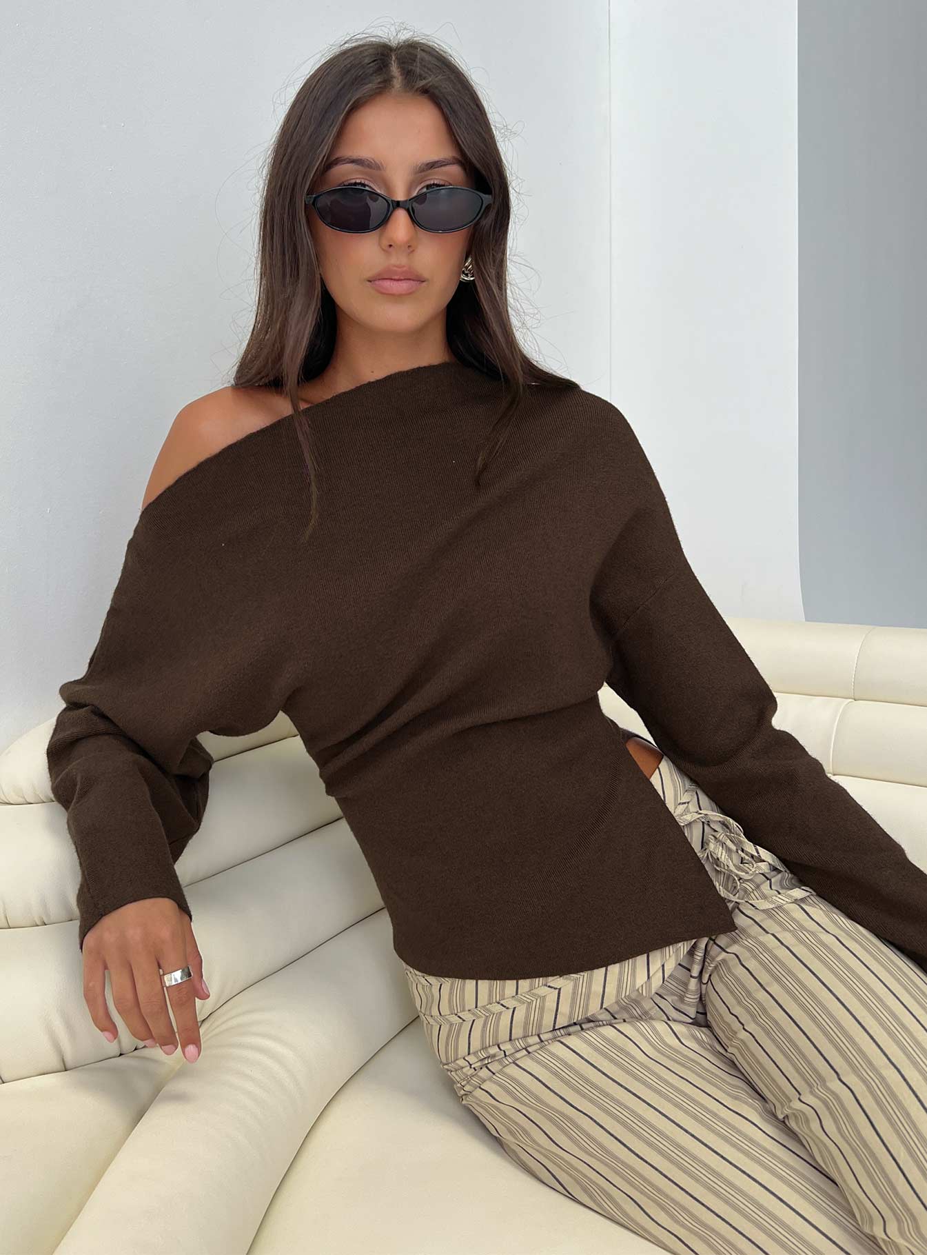 Brown Sweaters