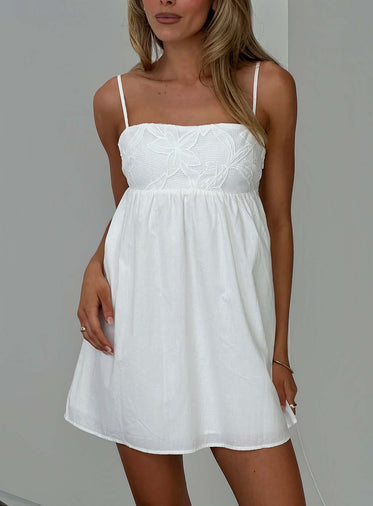 White Embroidered Dresses White Embroidered Dresses