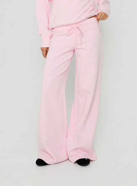 Dodie Wide Leg Pants Pink