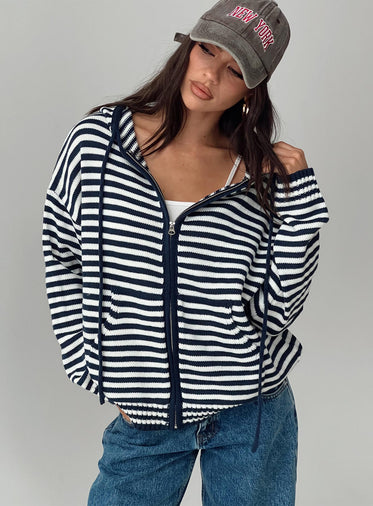 Brienna Zip Jacket Navy