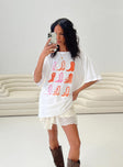 Chambre Oversized Graphic Tee White