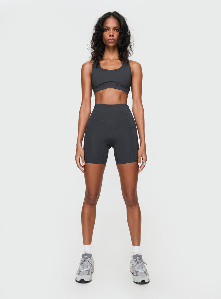 Conquer Activewear Shorts Grey