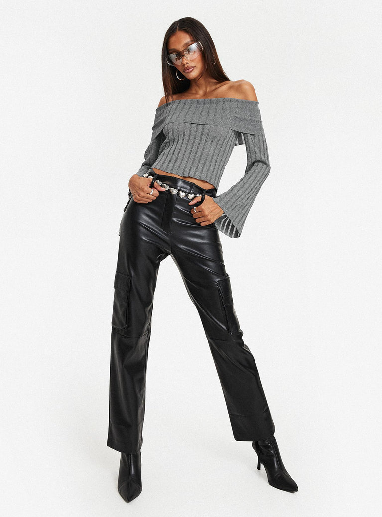 Tonia Women Faux Leather Pants  Leather trousers outfit, Leather pants  outfit, Black leather pants