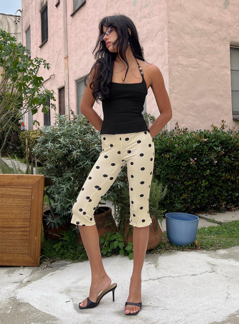 Cherise Bead Detail Top Black