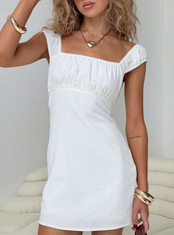 Haysley Mini Dress | White | Womens Haysley Mini Dress | White | Womens