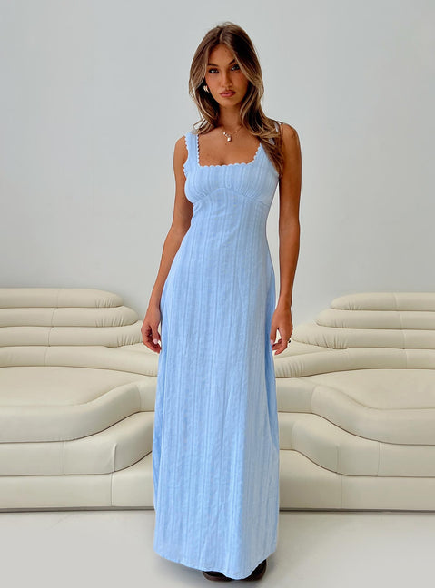 Dasha Maxi Dress Blue | Princess Polly Dasha Maxi Dress Blue | Princess Polly