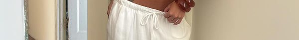 Parklea Linen Blend Pants White