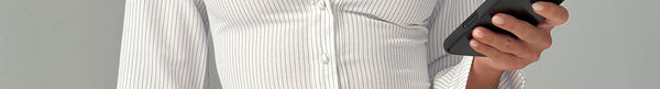 Anni Stripe Shirt Pinstripe White