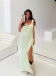 product Princess Polly Asymmetric Neckline  Shannyn Maxi Dress Sage