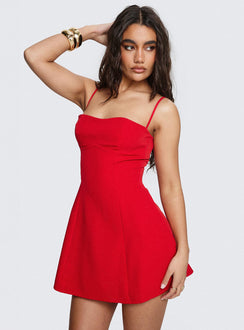 Easy To Love Mini Dress Red