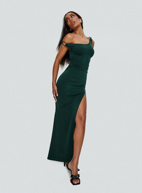 Rios One Shoulder Maxi Dress Green | Princess Polly Rios One Shoulder Maxi Dress Green | Princess Polly