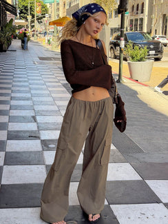 Lunea Concealed Waistband Cargo Pants Charcoal Petite