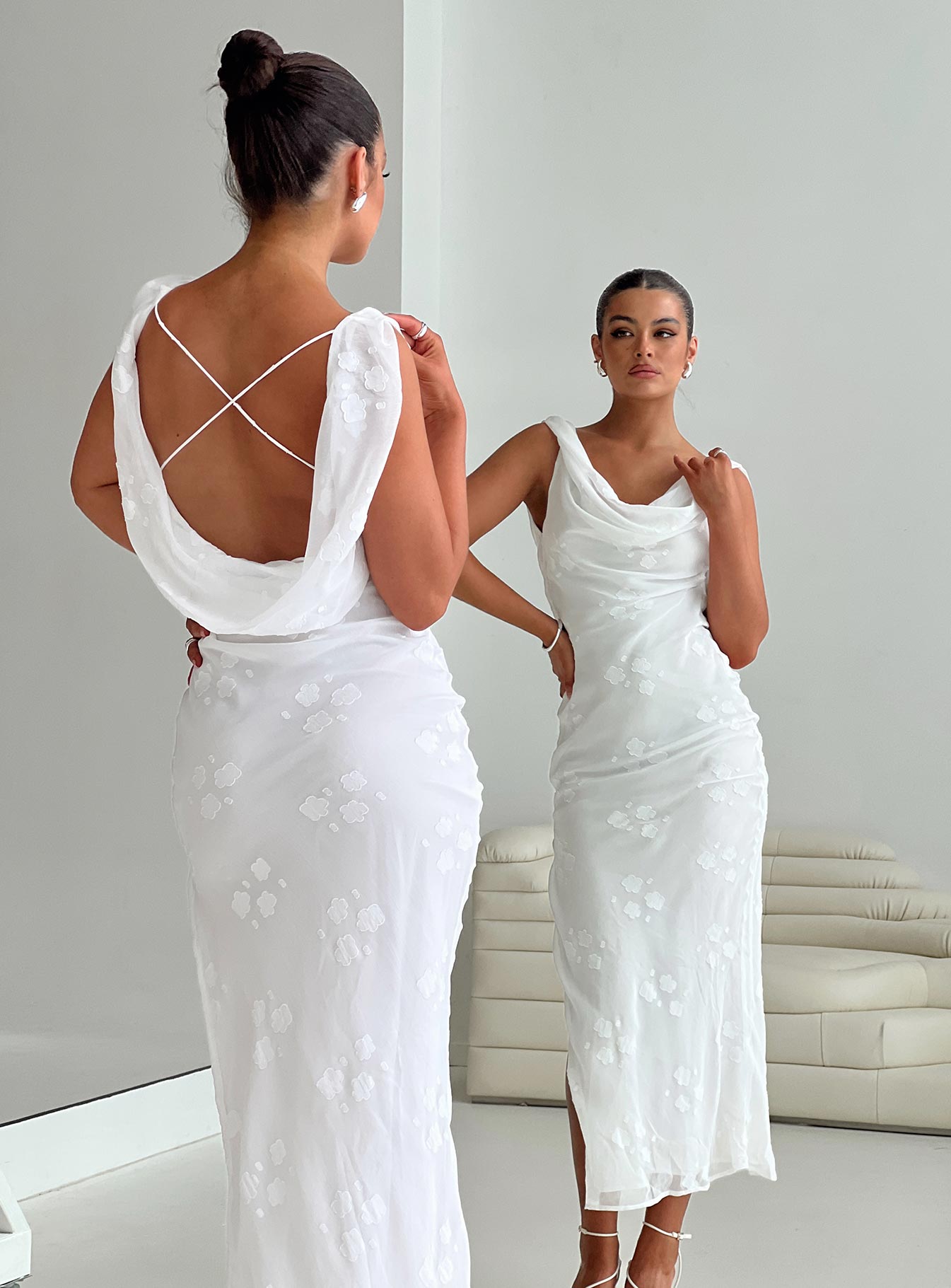 Contessa maxi dress white