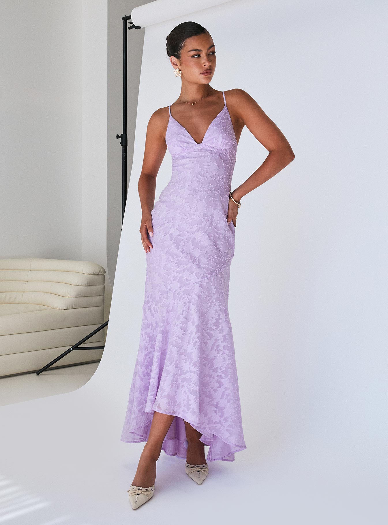 Cyrene Maxi Dress Lilac | Princess Polly Cyrene Maxi Dress Lilac | Princess Polly