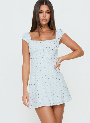 princess polly beach dresses Beacall Mini Dress | Aqua | Womens