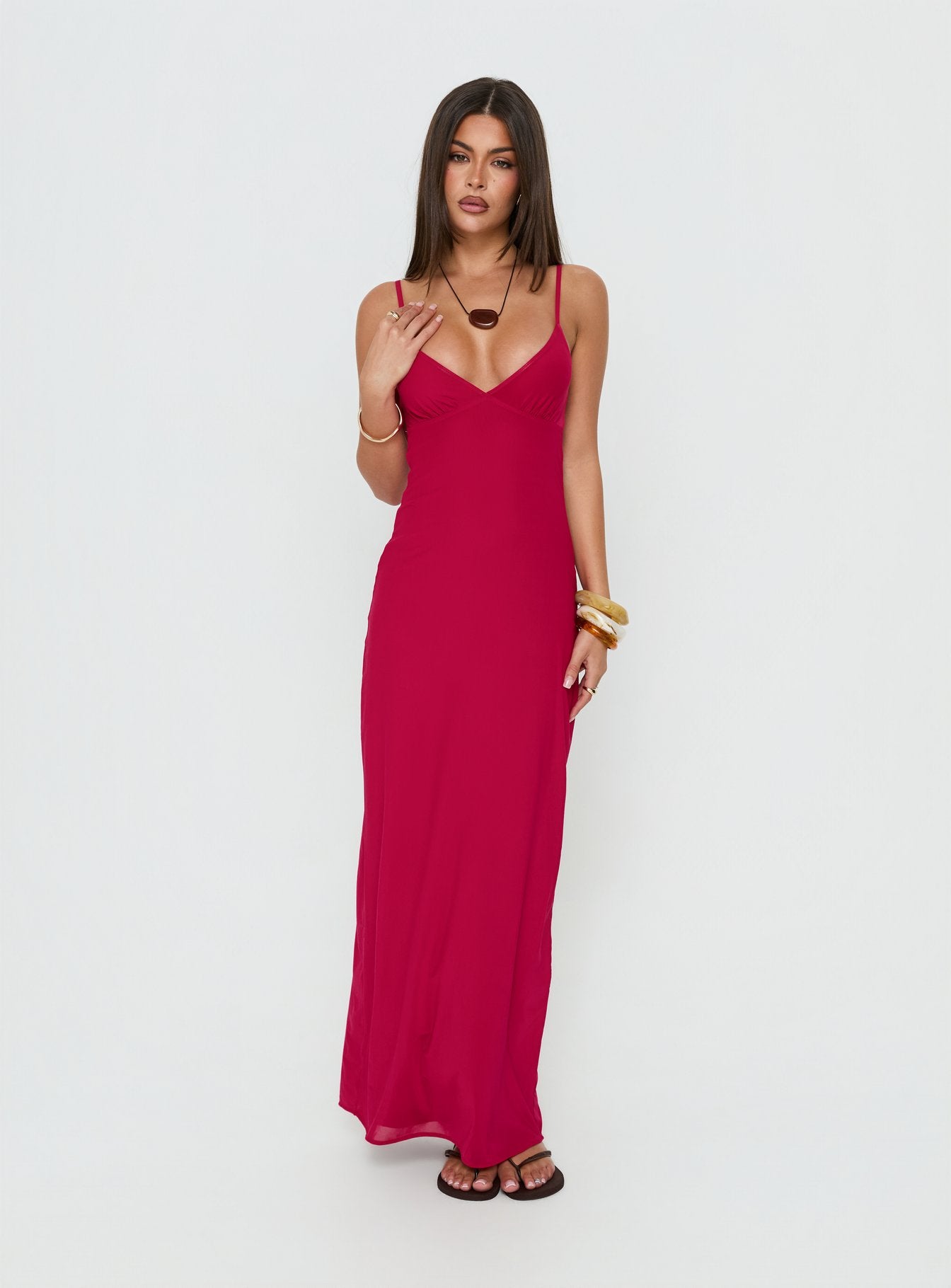 full mesh dress Full Pearl Embellished Sheer Mesh Cover-Up Maxi Dress in Black Black M