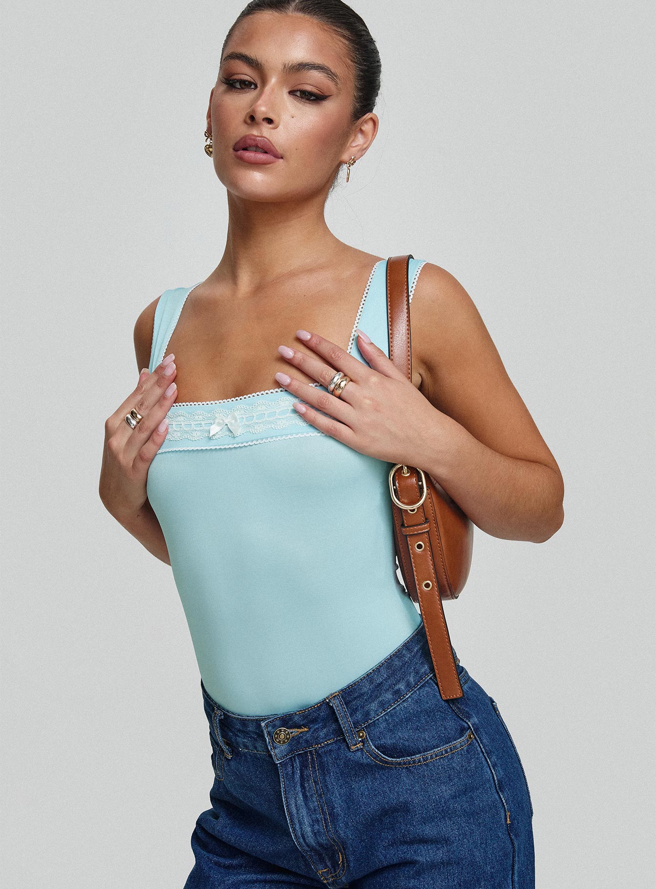 Keating bodysuit baby blue