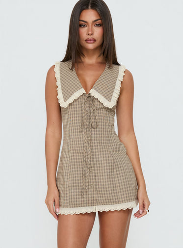 Brown Mini Dresses Brown Mini Dresses