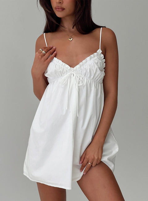 Alchemy Mini Dress White Alchemy Mini Dress White