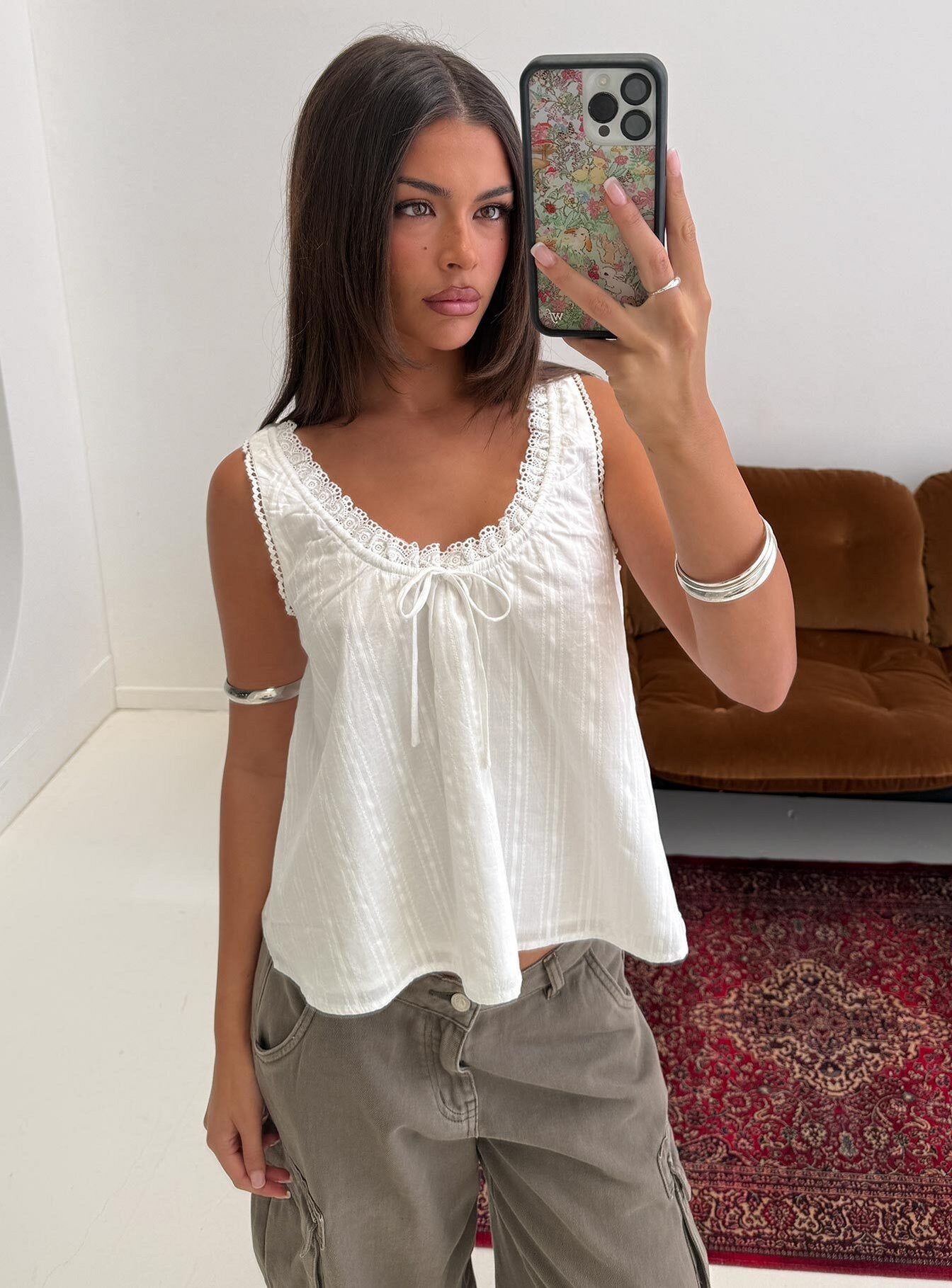 Antiquity Babydoll Top White | Princess Polly