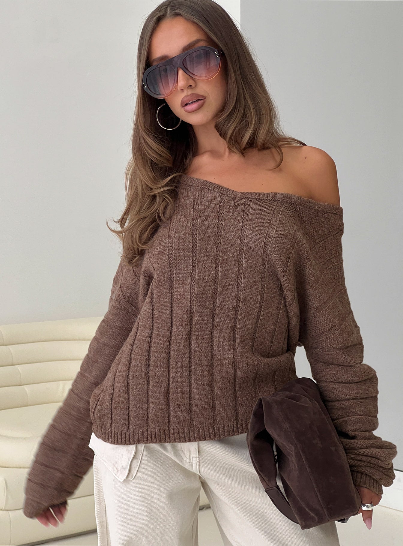 Main Thing Knit Sweater Mocha