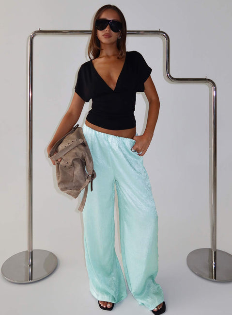 mint green dress pants womens Pressure's On Straight Leg Dress Pants (Mint Green)