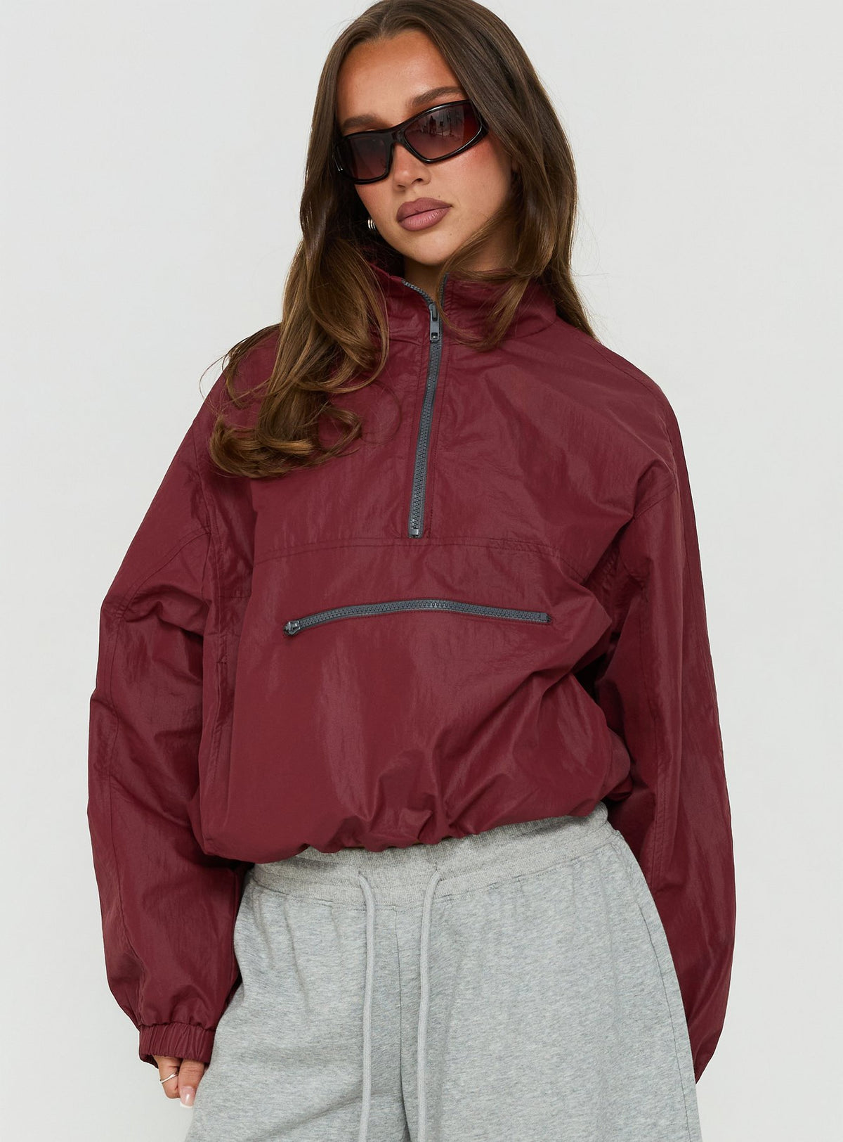 Ibiza Windbreaker Burgundy