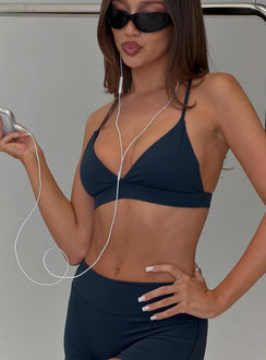 Aerial Active Crossback Bralette Navy