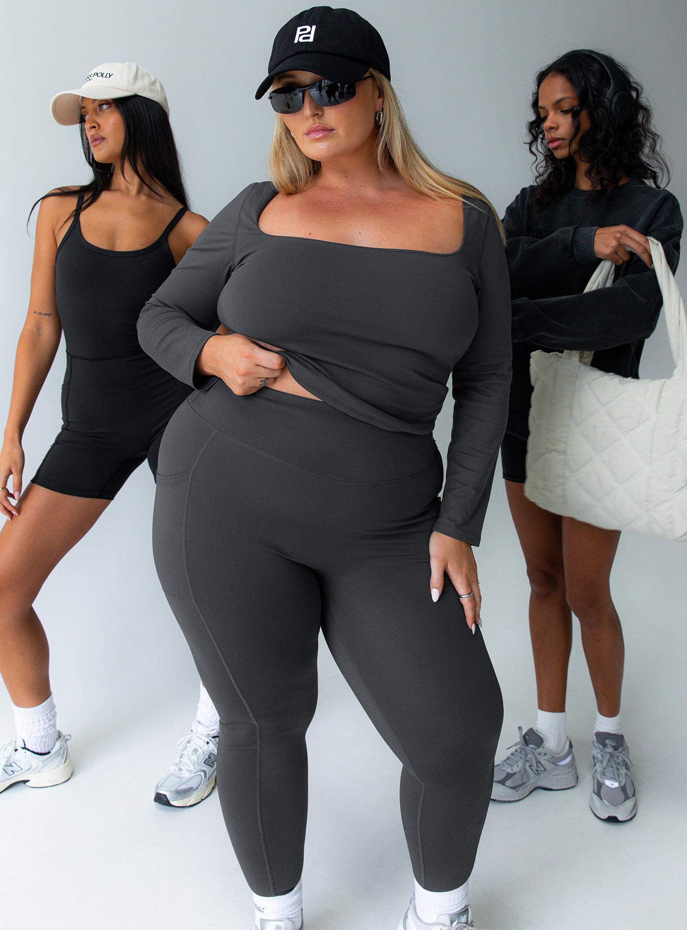 Achieve activewear leggings grey curve