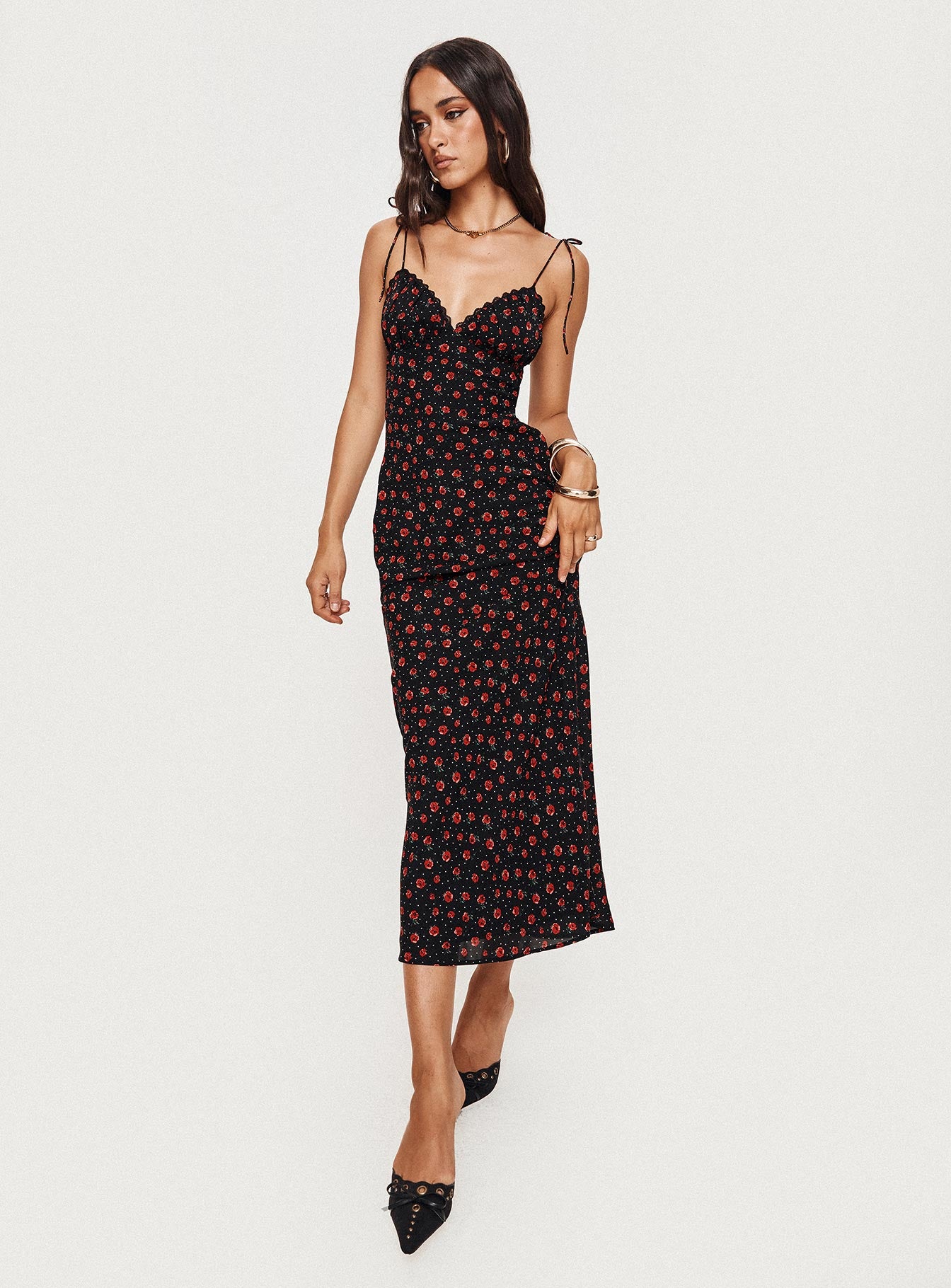 Archerfield maxi dress black