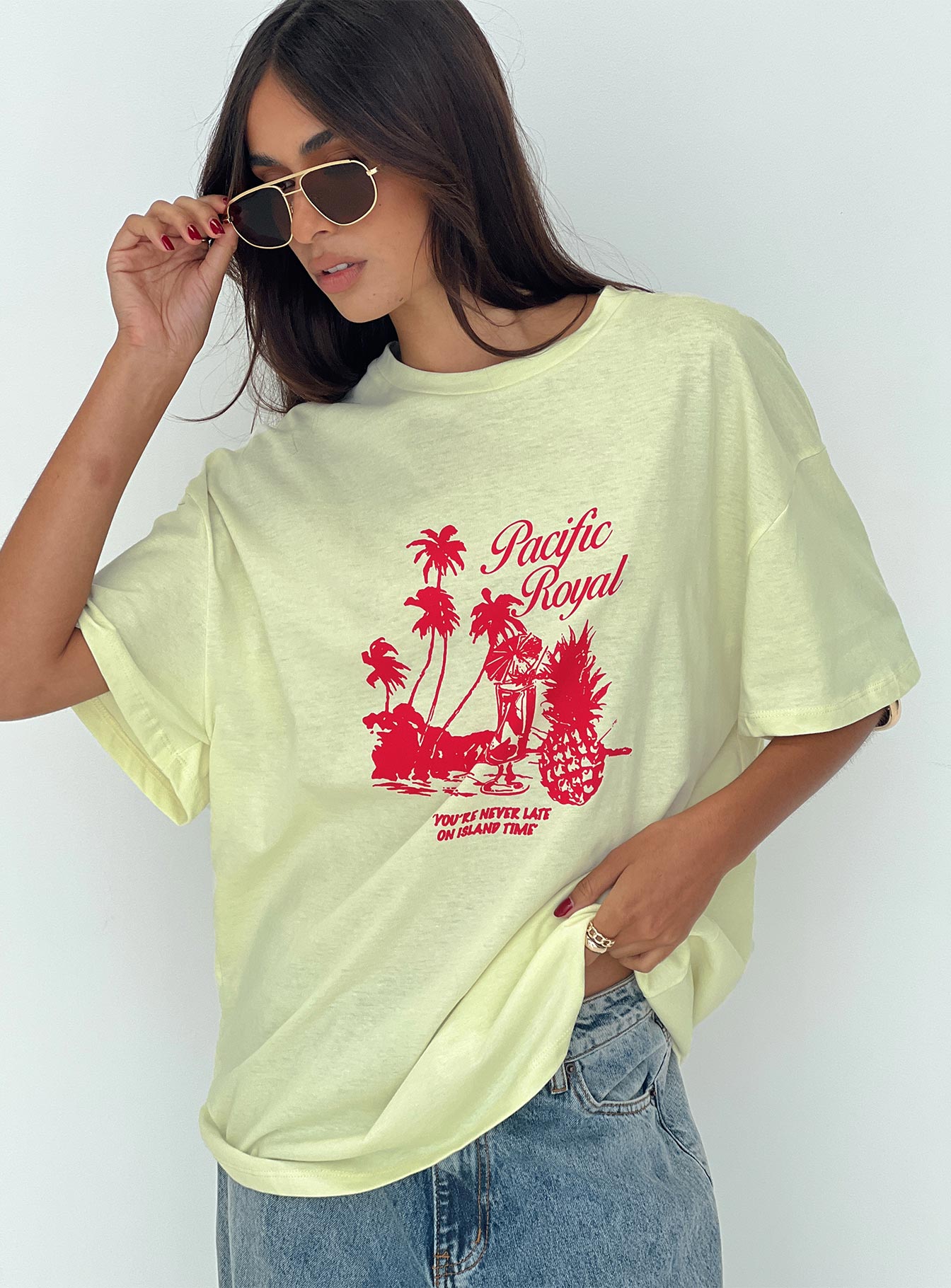 Pacific tee yellow