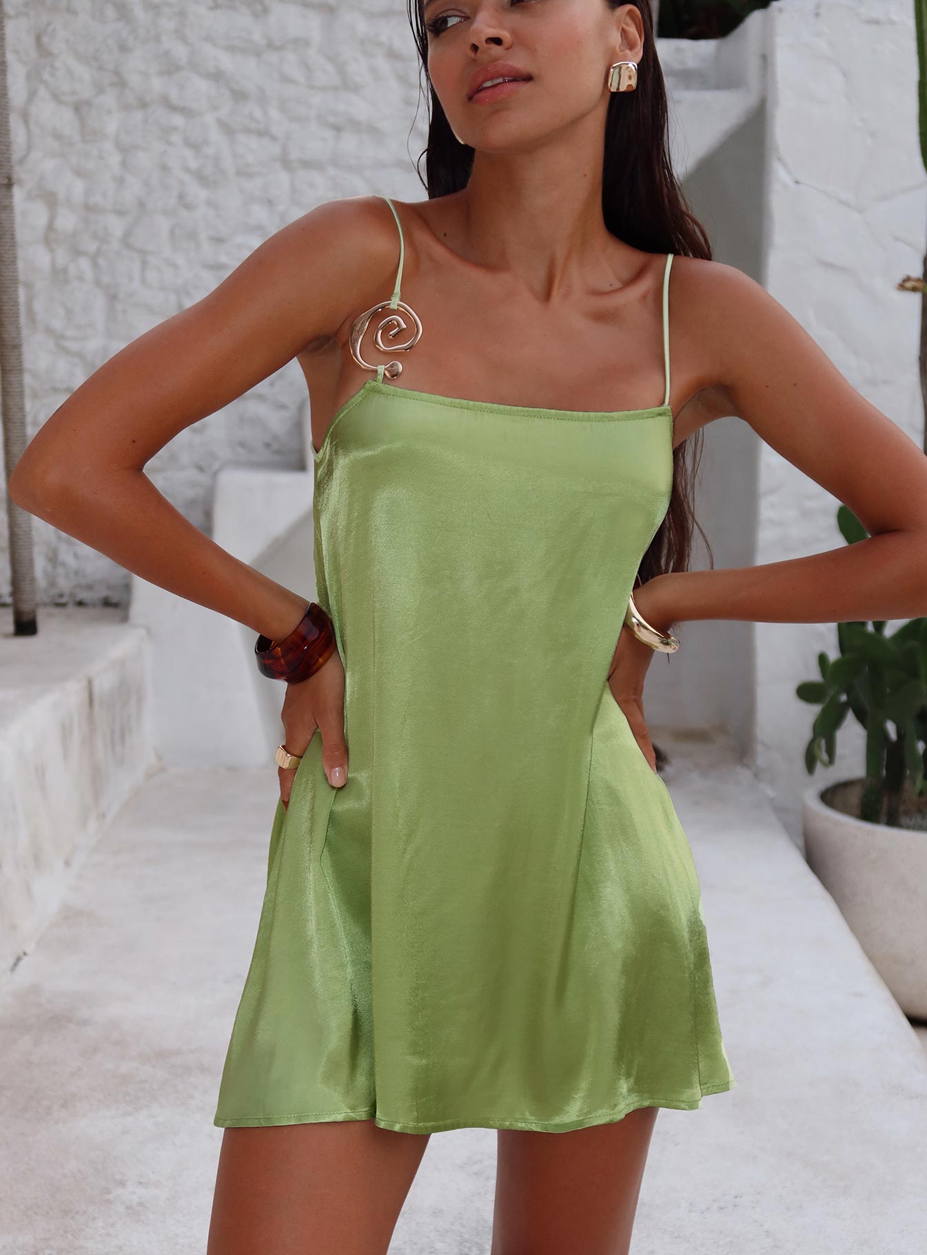 Apple Cider Mini Dress Green | Princess Polly Apple Cider Mini Dress Green | Princess Polly