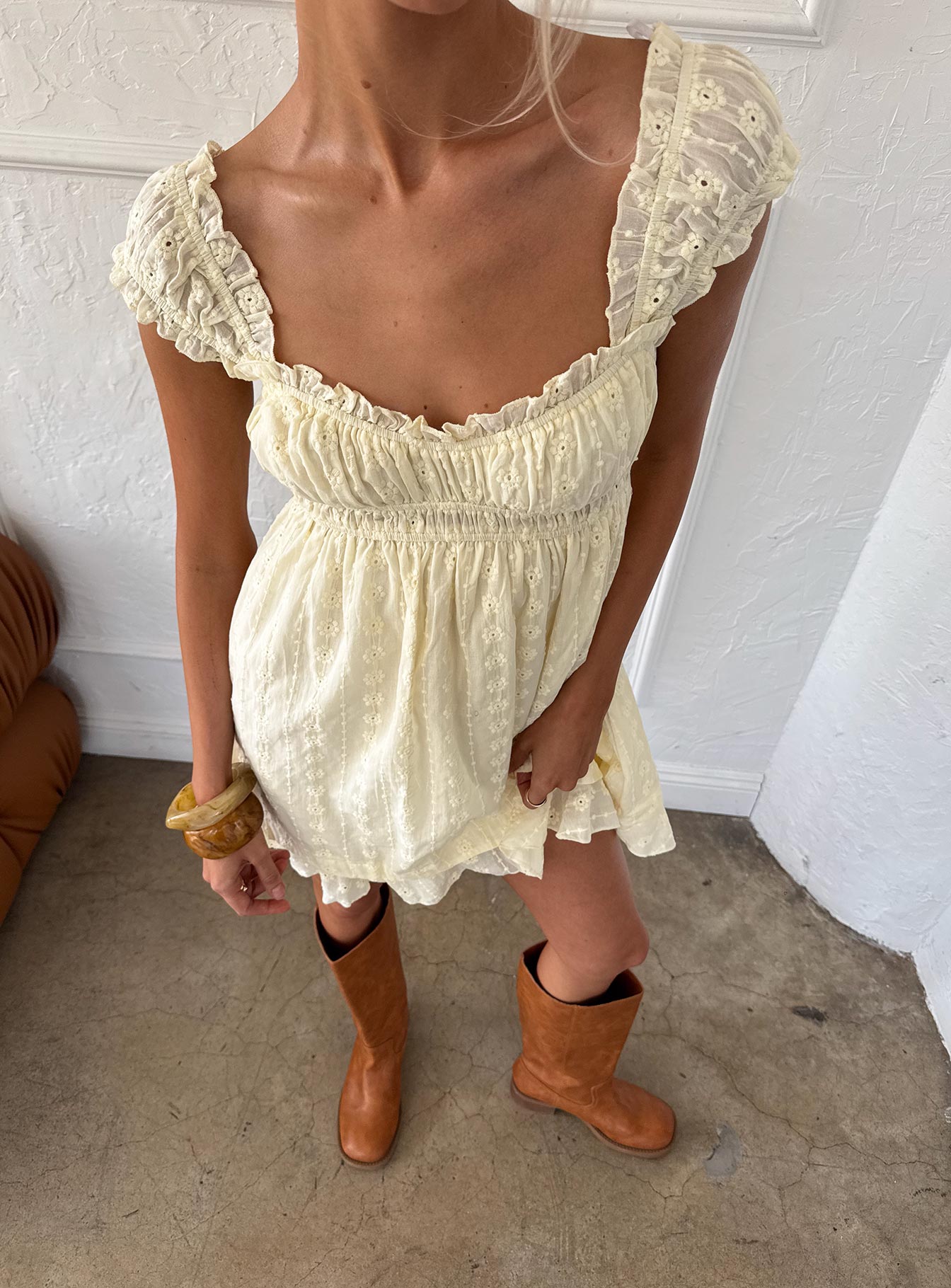 Carlita Mini Dress Yellow | Princess Polly Carlita Mini Dress Yellow | Princess Polly